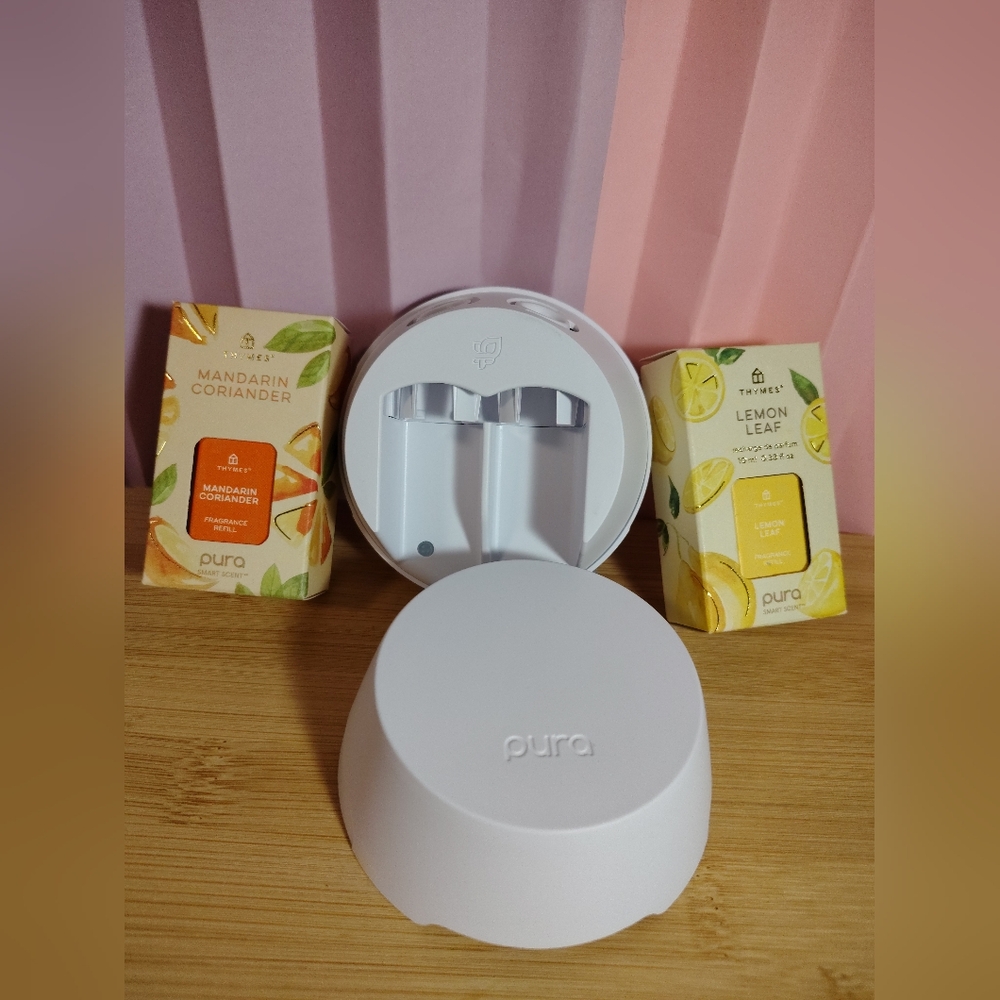 Thymes x Pura 4 - Smart Home Fragrance Diffuser Kit - Mandarin Coriander & Lemon - Picture 8 of 11